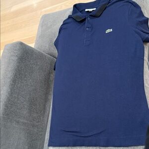 Lacoste Men’s Navy Blue Polo Shirt